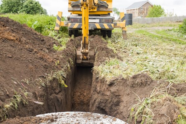 Drainage Trench Installation in Puyallup