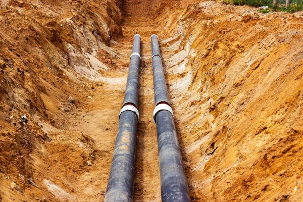 Water Line Trenching in Puyallup
