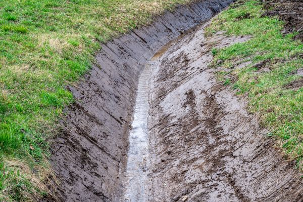 Drainage Ditch Excavation in Puyallup