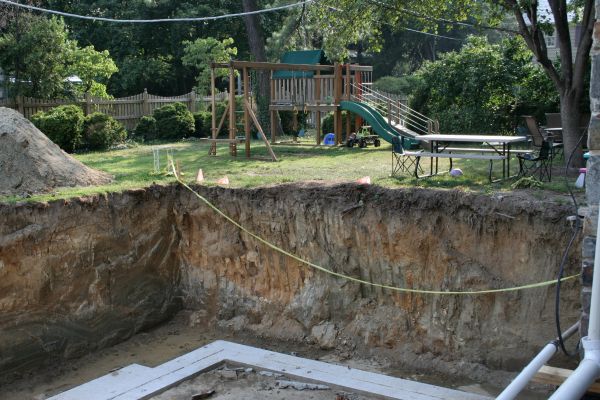 Footer Digging in Puyallup
