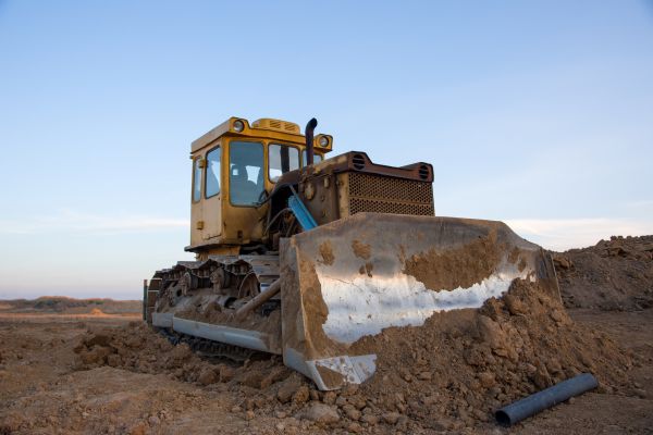 Bulldozer Land Grading in Puyallup