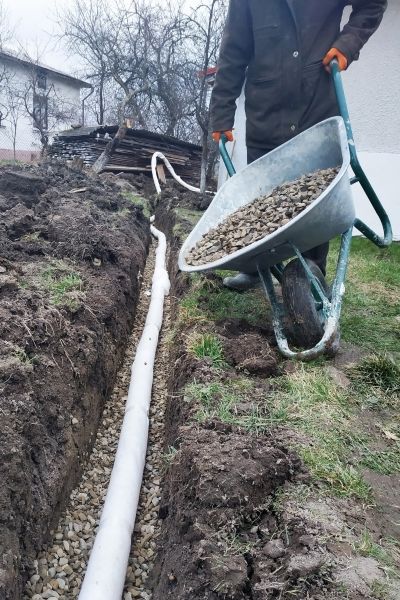 Drain Trenching in Puyallup