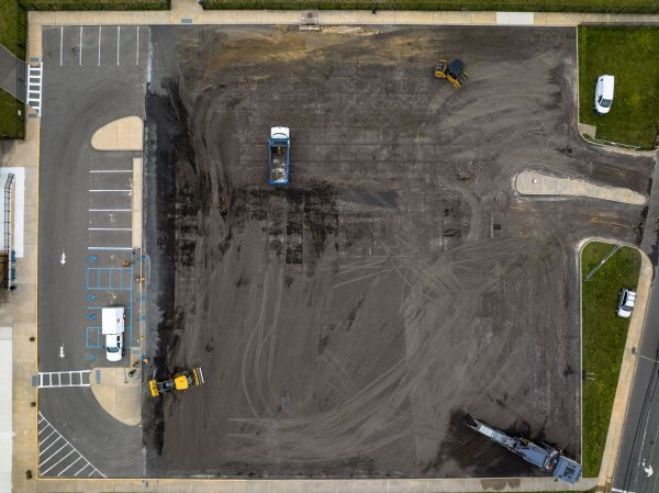 Parking Lot Excavation in Puyallup