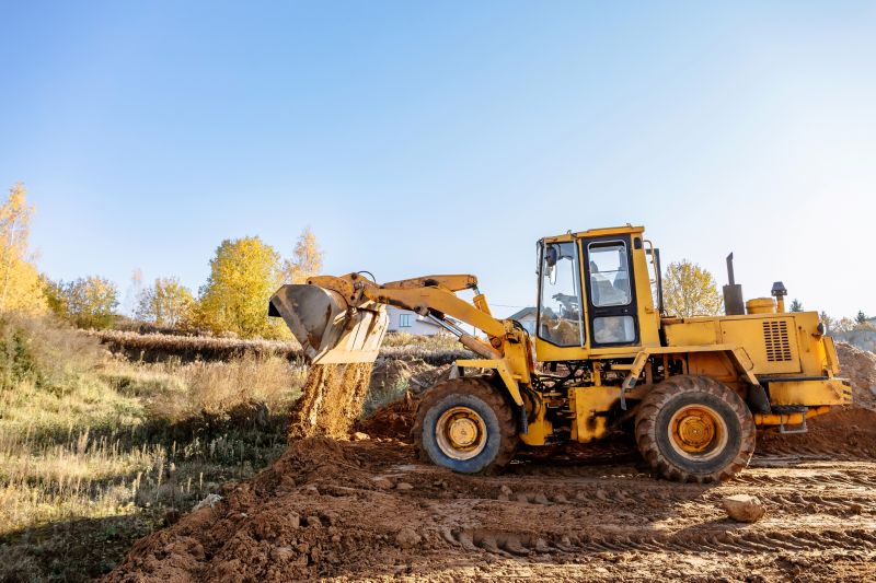 Backhoe Grading